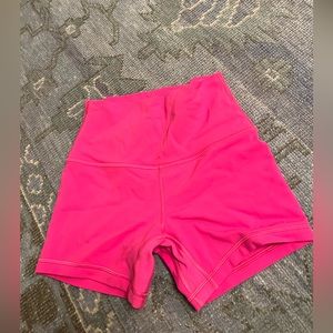 Brand new Sonic pink align shorts